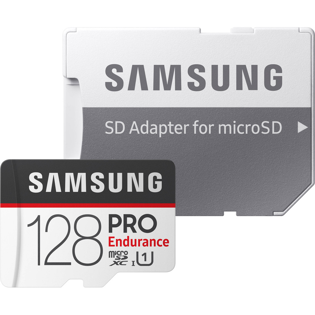 Samsung micro SDXC PRO Endurance 128 Go 100 MB/s + Adaptateur SD
