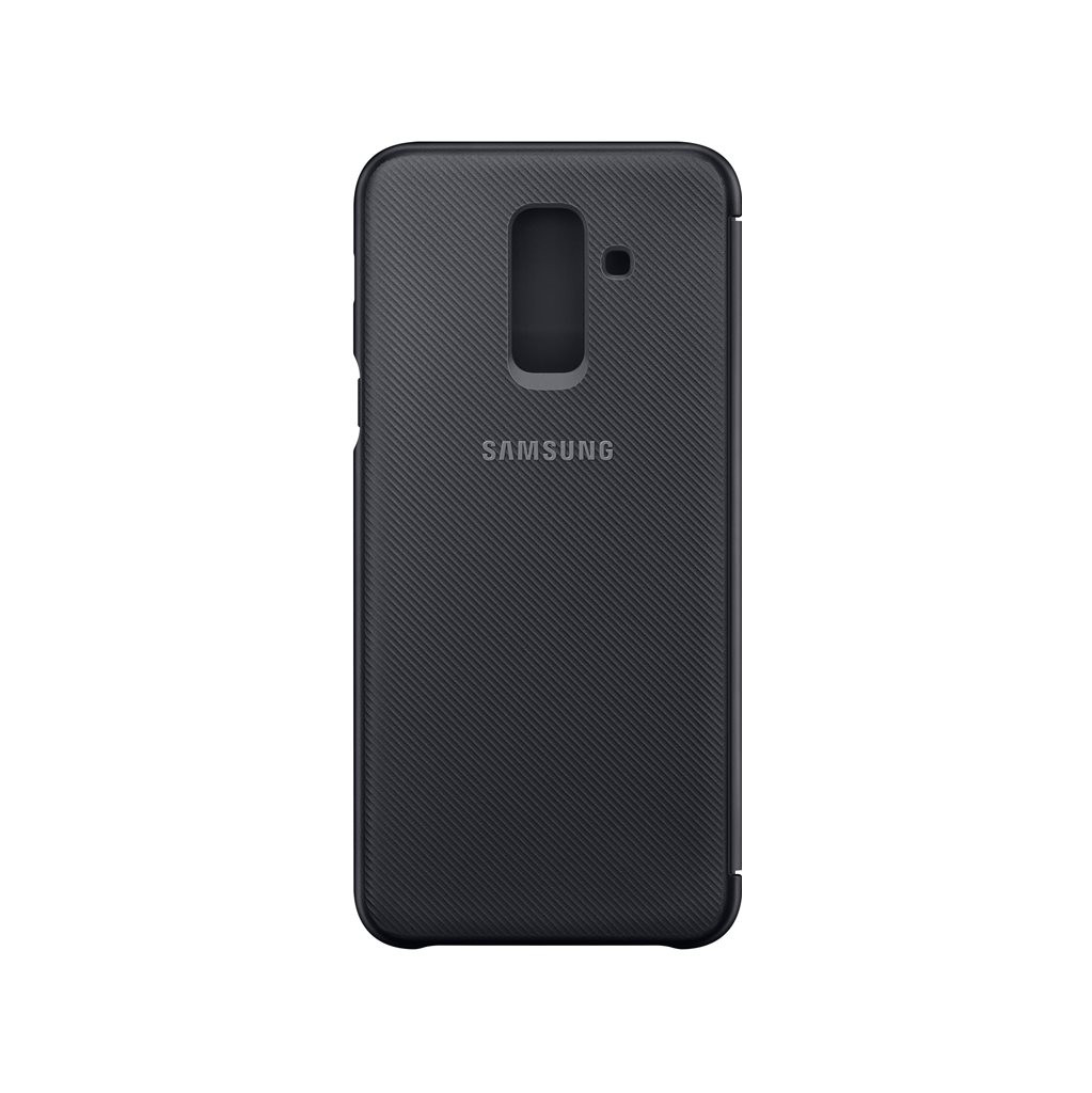 Samsung Galaxy A6 Plus (2018) Étui Portefeuille Noir