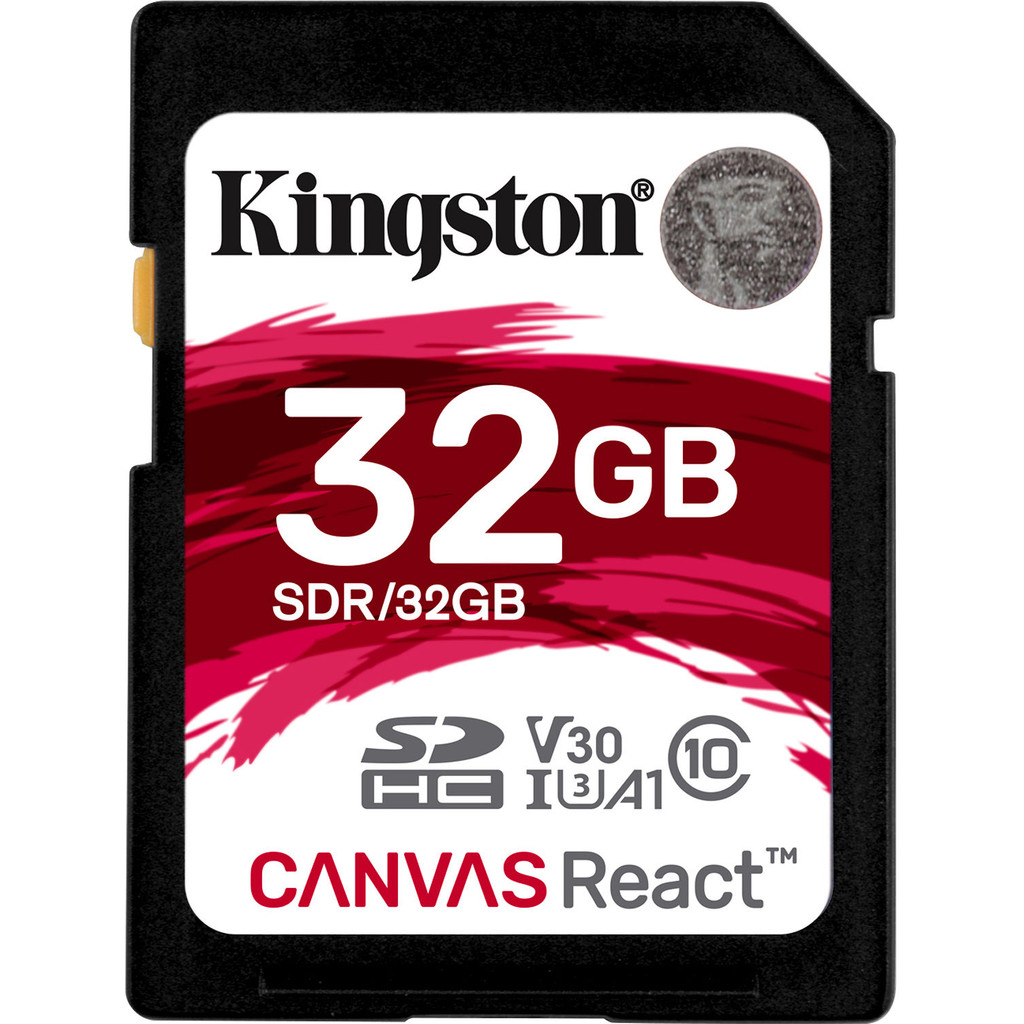 Kingston SDHC Canvas React 32 Go 100 MB/s