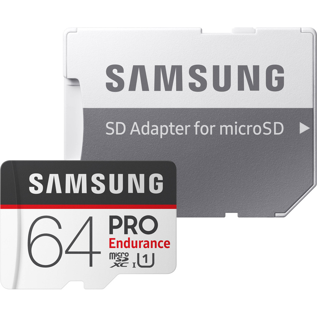 Samsung micro SDXC PRO Endurance 64 Go 100 MB/s + Adaptateur SD