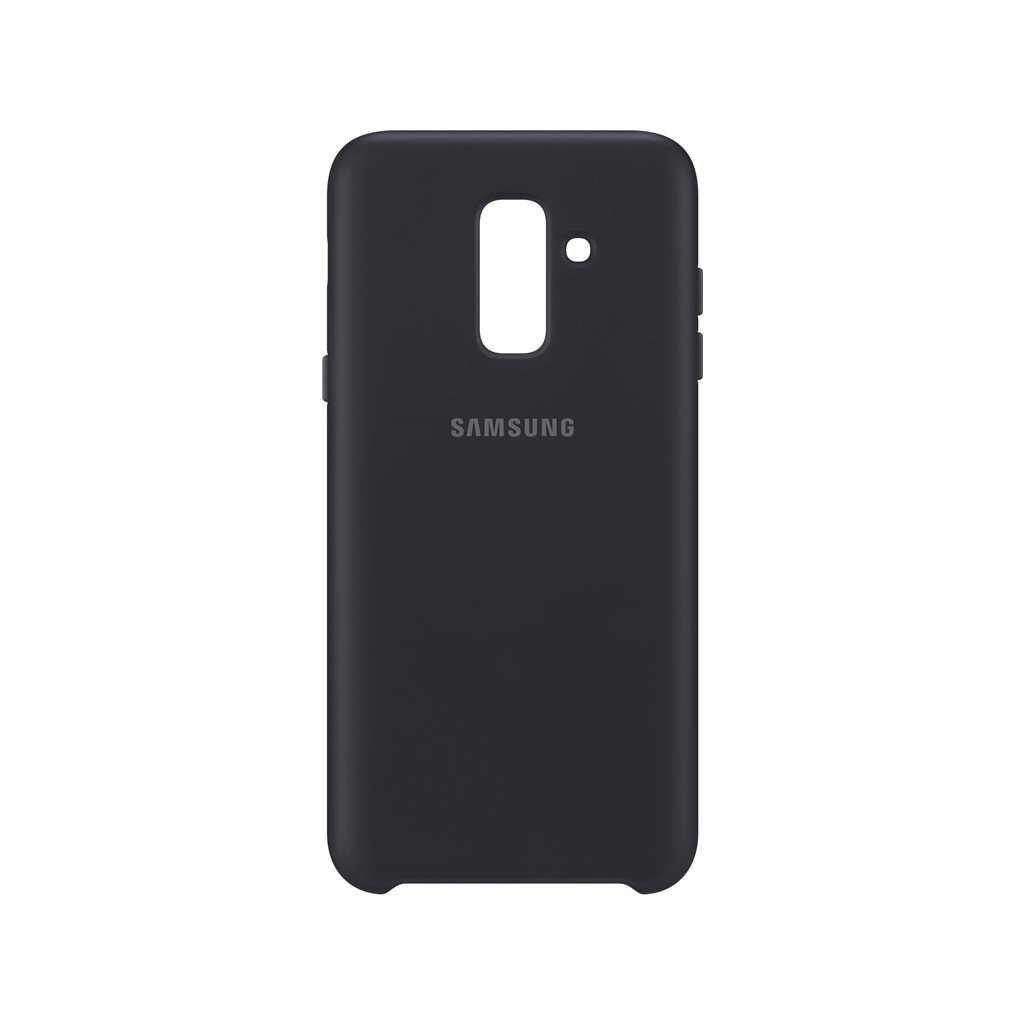Samsung Galaxy A6 Plus (2018) Dual Layer Cover Back Cover Zwart