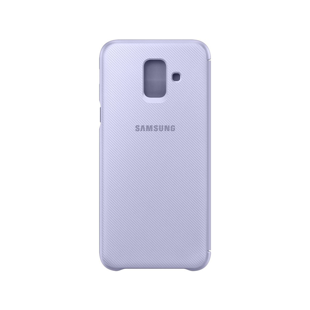 Samsung Galaxy A6 (2018) Étui Portefeuille Mauve