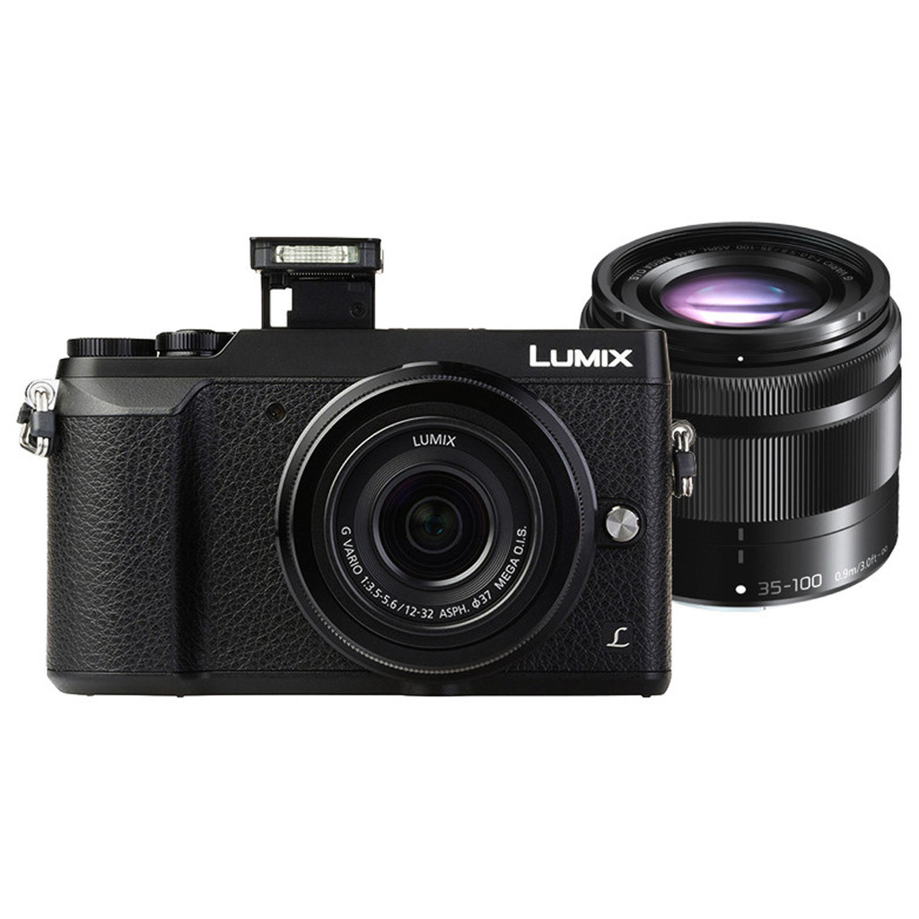 Panasonic Lumix DMC-GX80 Noir + 12-32 mm + 35-100 mm