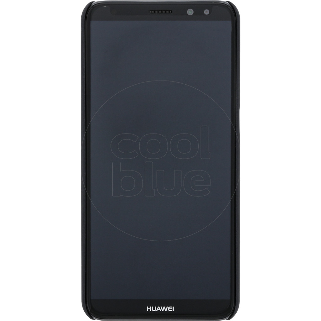Azuri Metallic Soft Touch Huawei Mate 10 Lite Coque Arrière Noir