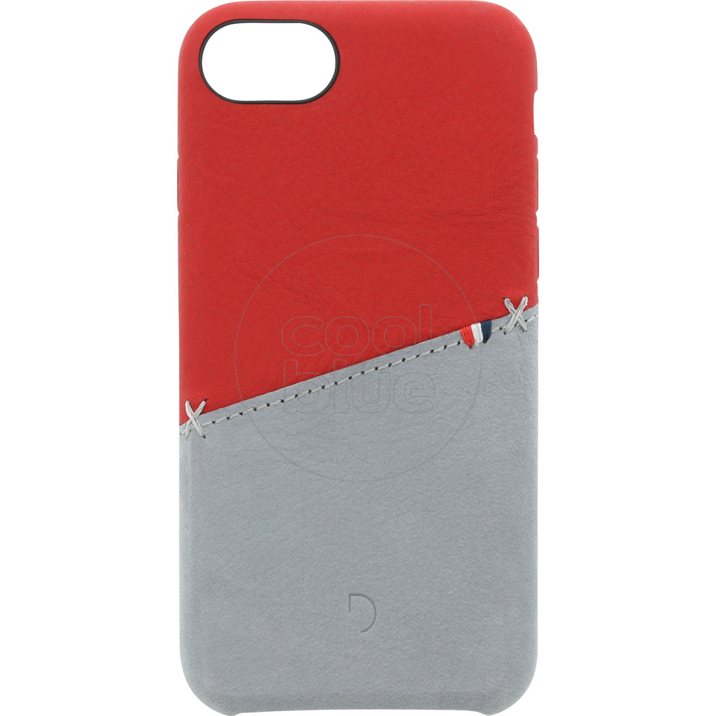 Decoded Snap On Back cover Cuir Apple iPhone 6/6s/7/8 Rouge