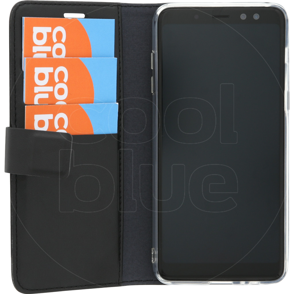 Azuri Étui Portefeuille magnétique Samsung Galaxy A8 (2018) Noir