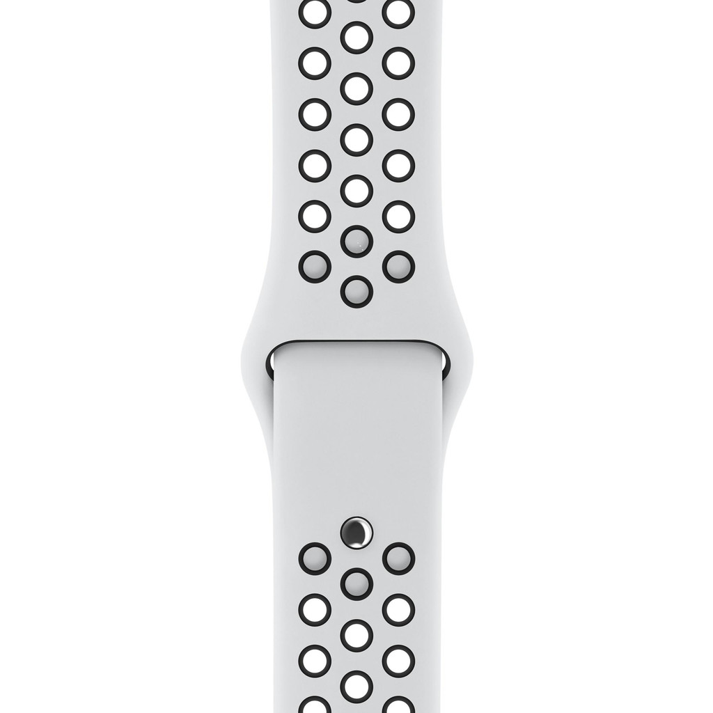Apple Watch 42 mm Bracelet de Montre en Silicone Nike Sport Blanc