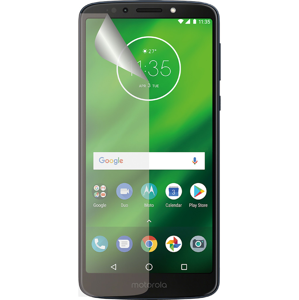 Azuri Motorola Moto G6 Play Protège-écran Plastique Lot de 2