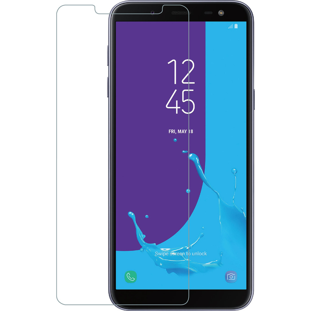 Azuri Protège-écran en Verre Trempé pour Samsung Galaxy J6 (2018) Lot de 2