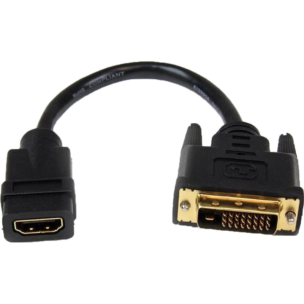 Startech Câble Adaptateur Video HDMI vers DVI-D Dual Link 20 cm