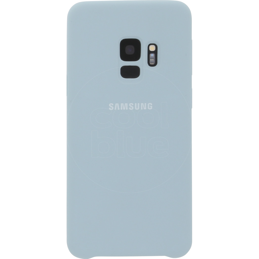 Samsung Galaxy S9 Coque arrière Silicone Bleu