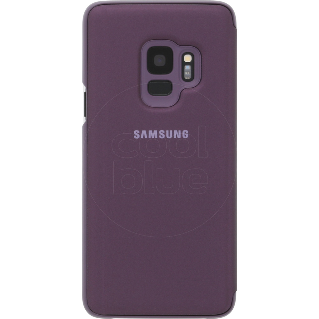 Samsung Galaxy S9 coque Clear Stand View Violette