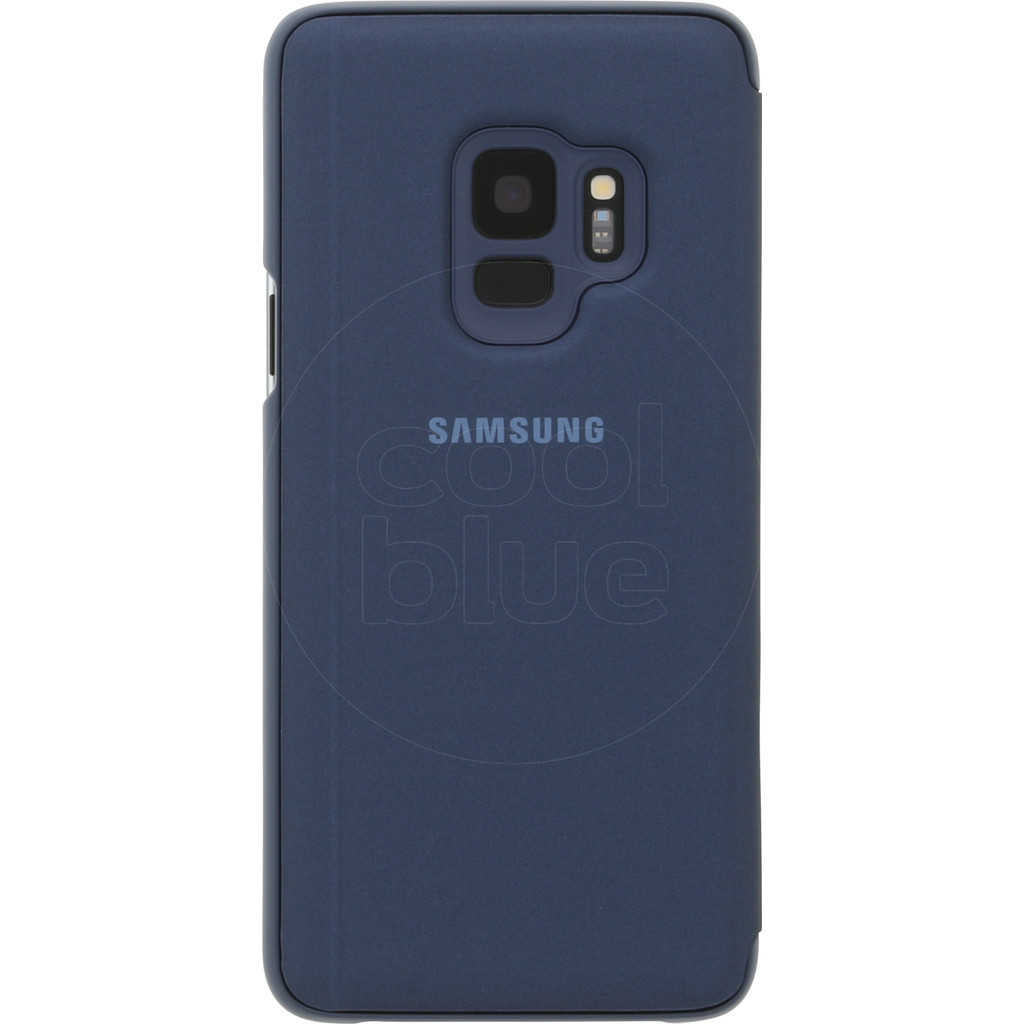 Samsung Galaxy S9 coque Clear Stand View Bleu
