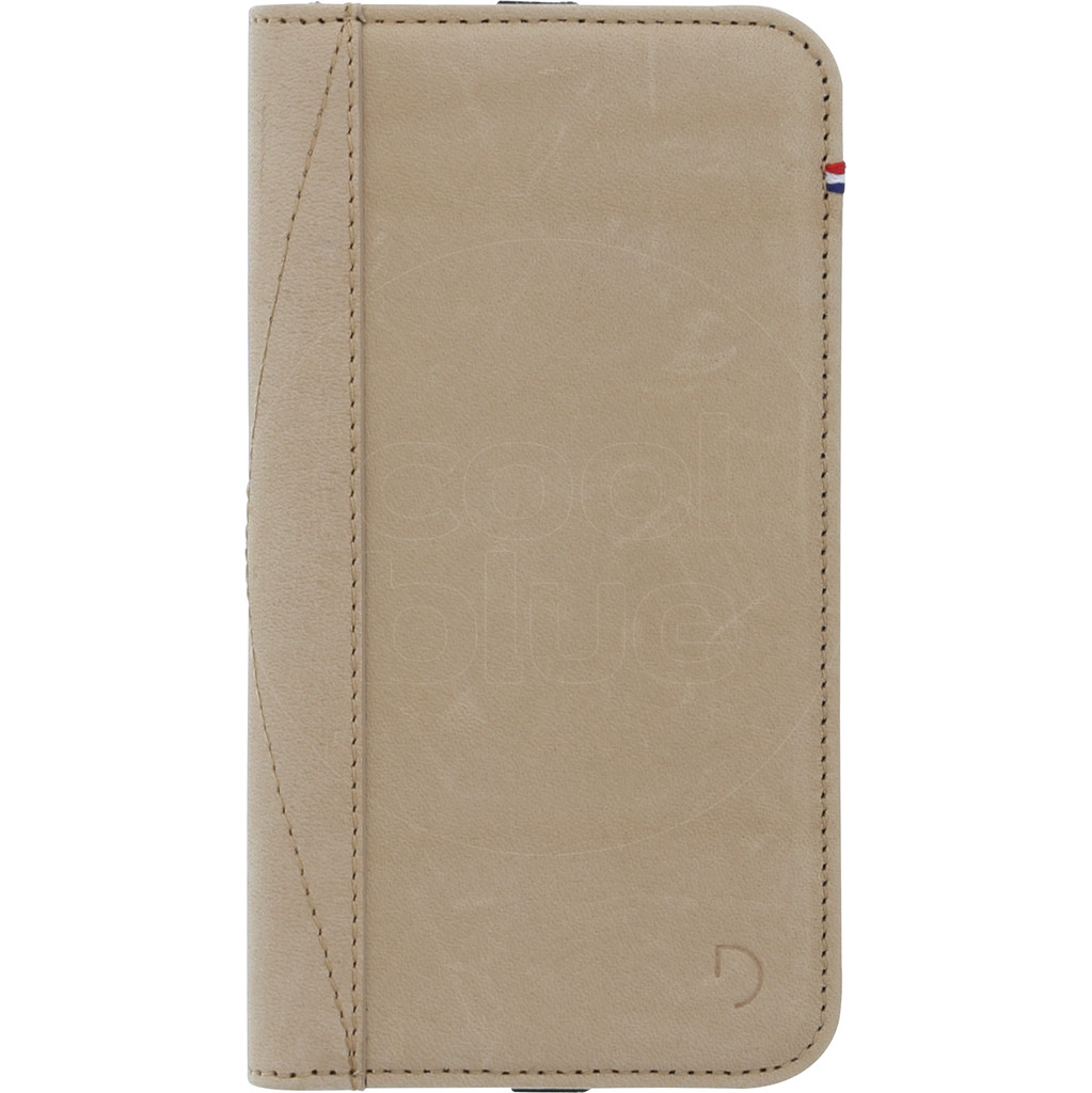 Decoded Étui Portefeuille Cuir Apple iPhone 6/6s/7/8 Beige