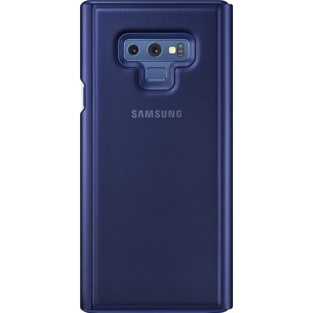 Samsung Galaxy Note 9 Étui Clear View Stand Bleu