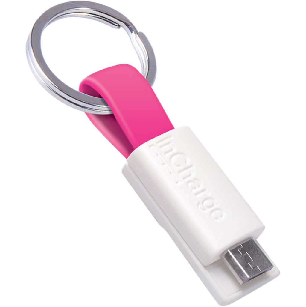 InCharge Câble Micro-USB 3,8 cm Rose