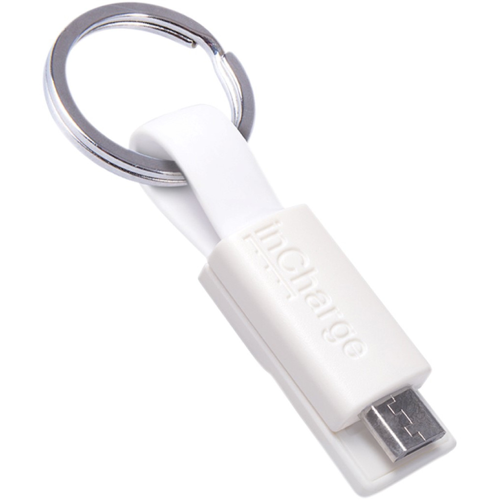 InCharge Câble Micro-USB 3,8 cm Blanc
