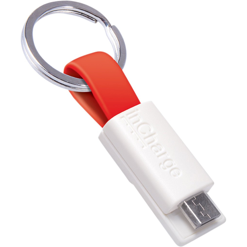 InCharge Câble Micro-USB 3,8 cm Rouge