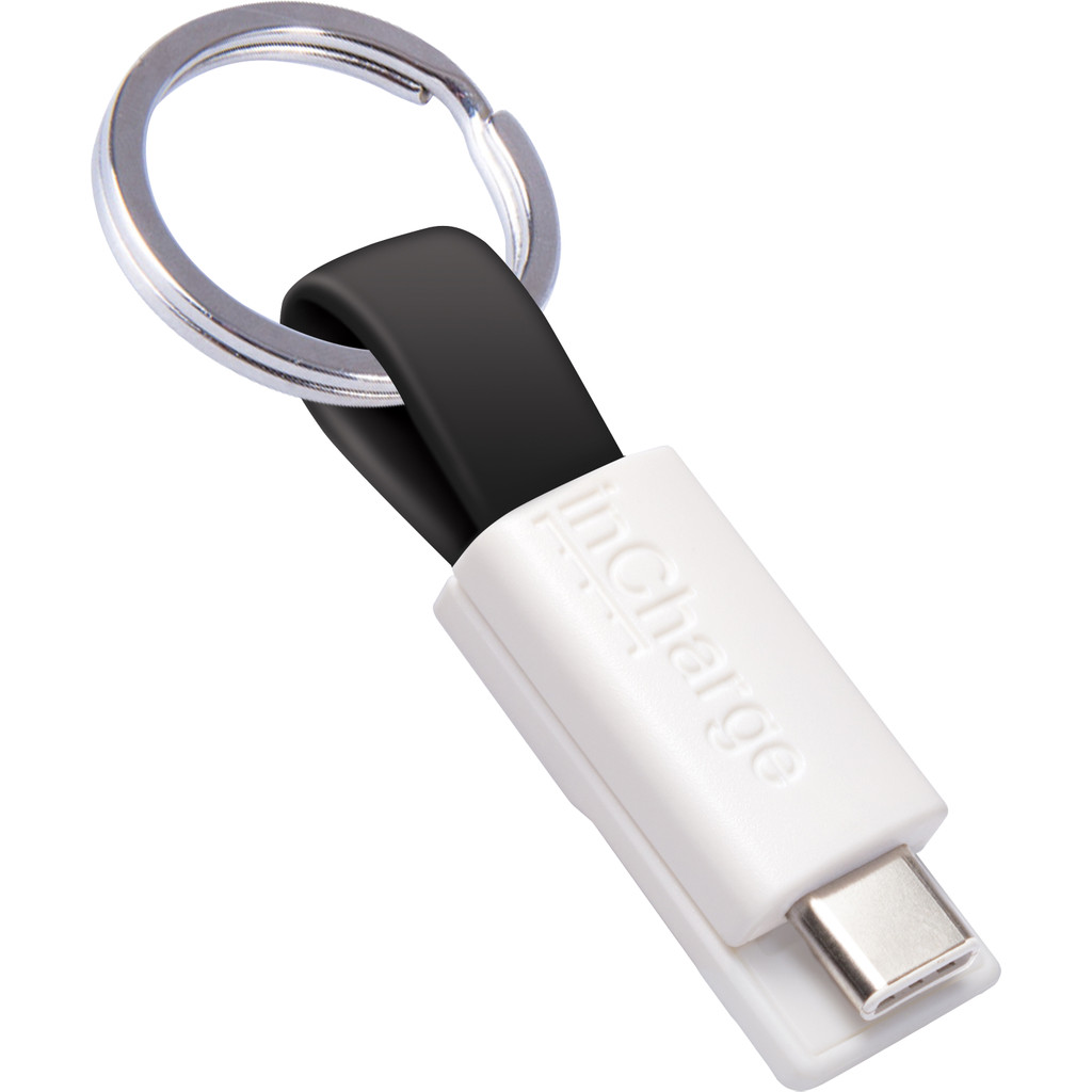 InCharge Câble USB Type-C 3,8 cm Noir