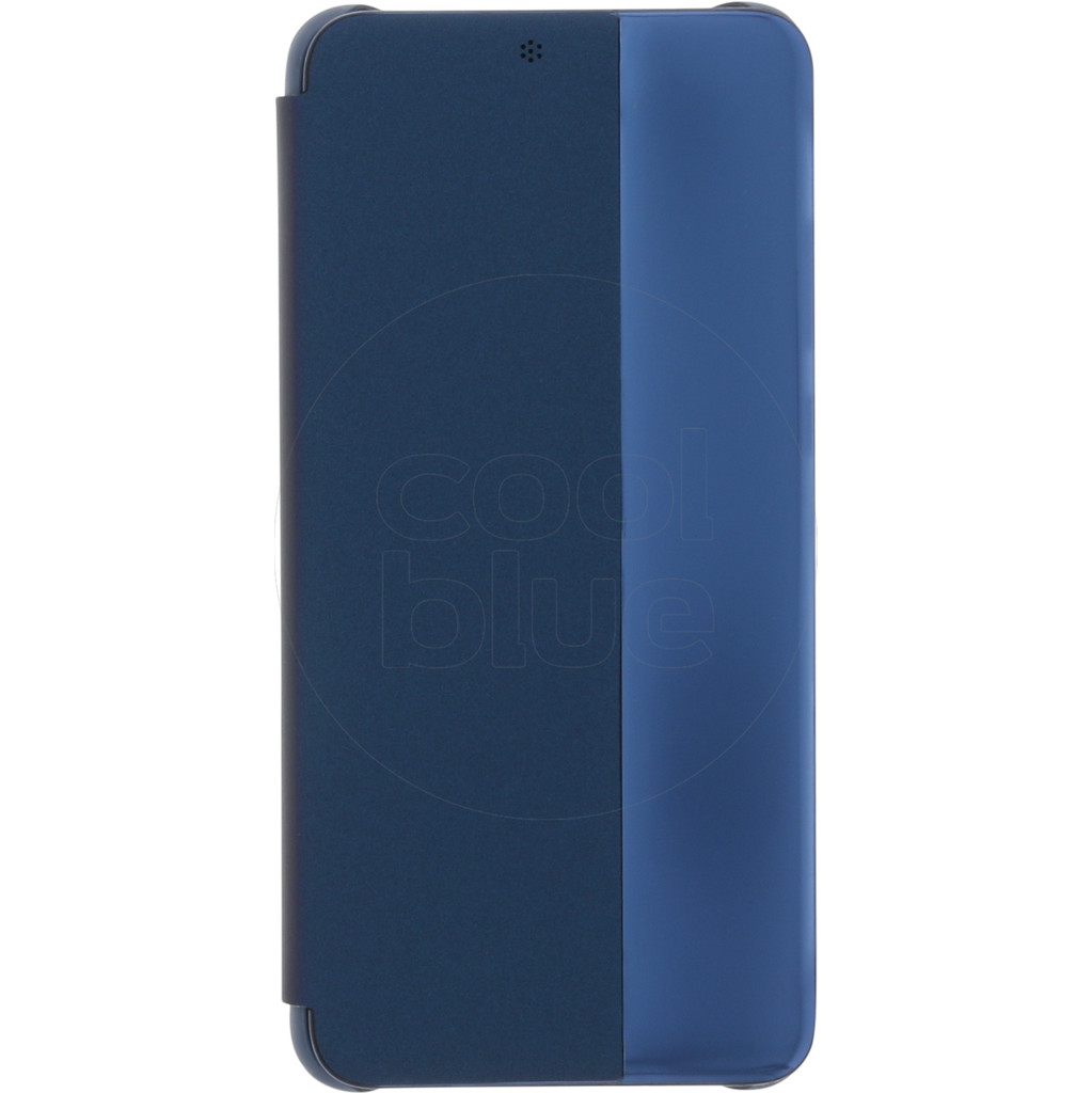 Huawei P20 Coque à Rabat avec Fenêtre Bleu