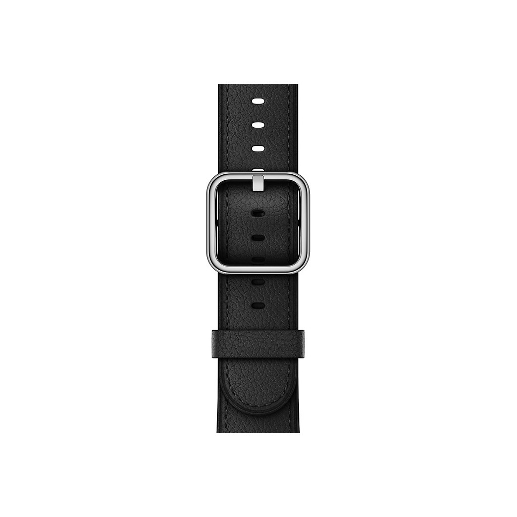 Apple Watch 38 mm Bracelet Classique en Cuir Noir