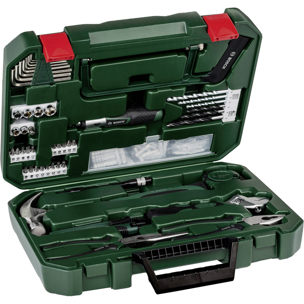 Bosch set d'outils à main Promoline 111 pièces