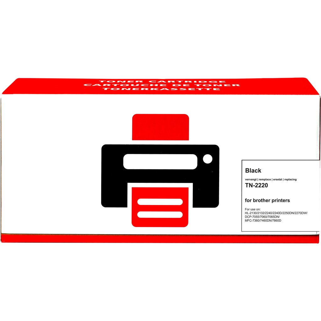 Marque distributeur TN-2220 Toner Noir XL pour imprimantes Brother (TN-2220)