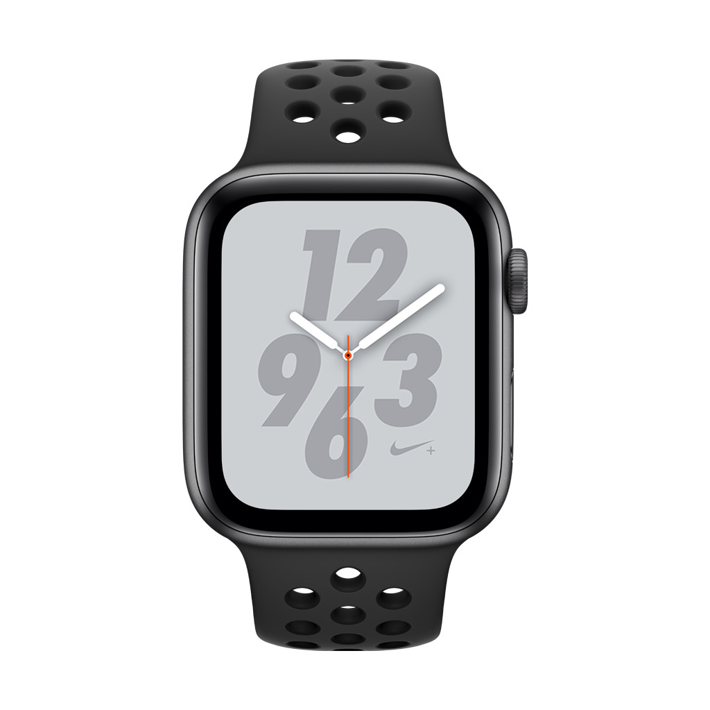 Apple Watch Series 4 44 mm Bracelet Sport Nike+ Gris sidéral Aluminium