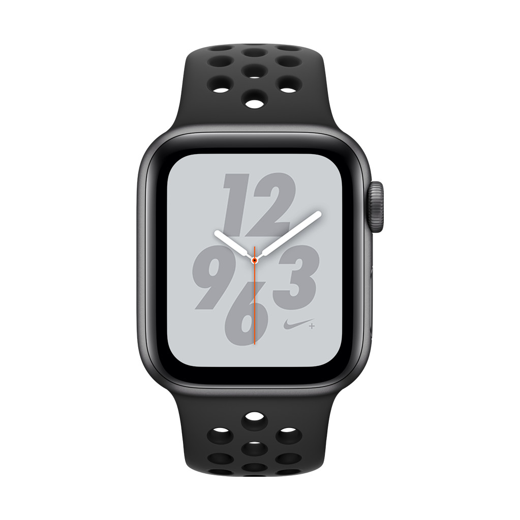 Apple Watch Series 4 40 mm Bracelet Sport Nike+ Gris sidéral Aluminium