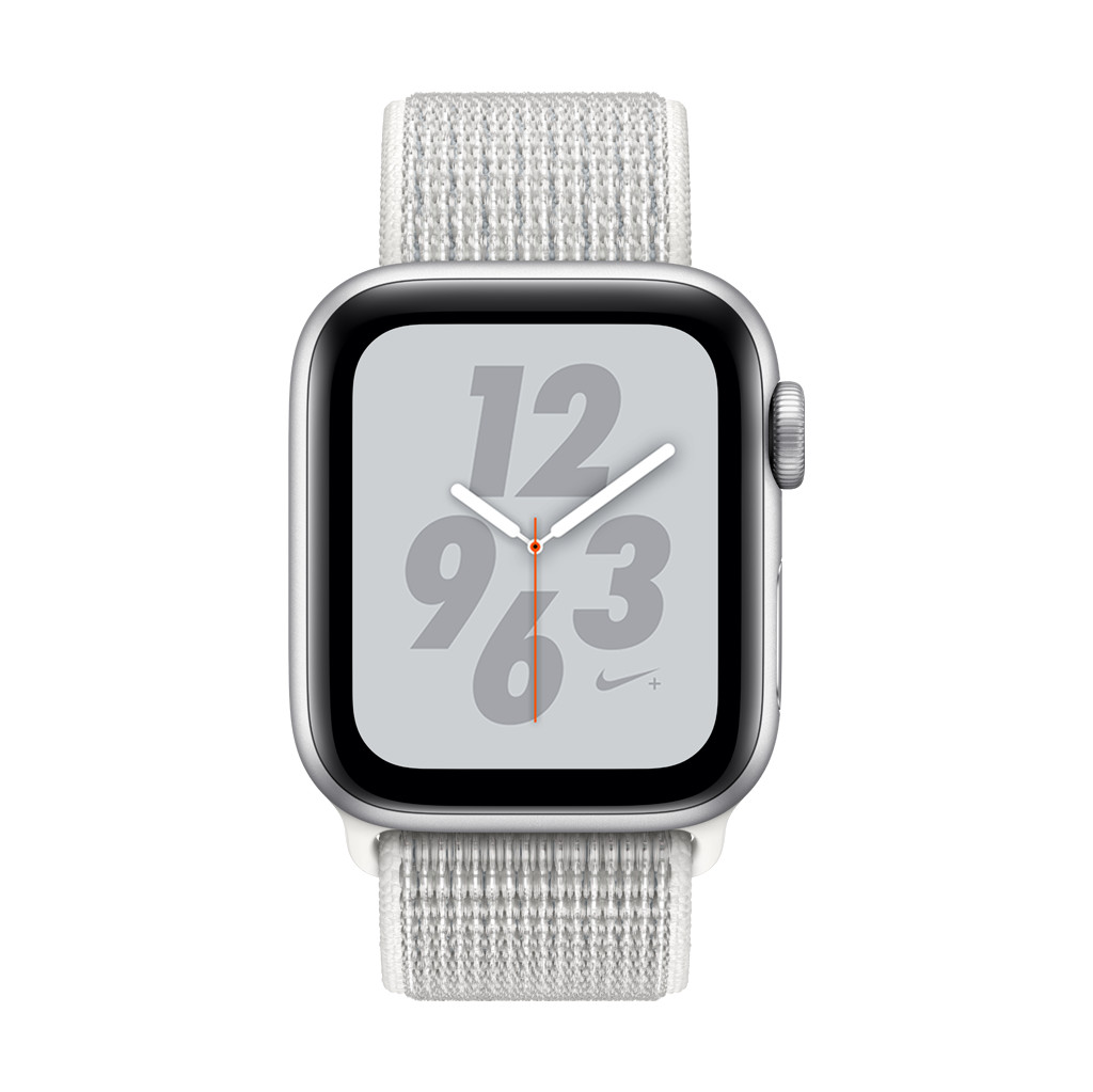 Apple Watch Series 4 40mm Bracelet Sport Nike+ Argent Aluminium/Nylon