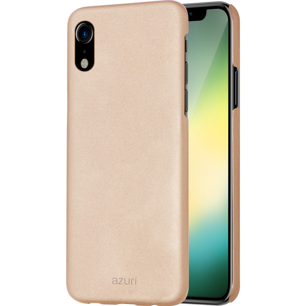 Azuri Metallic Soft Touch Apple iPhone Xr Back Cover Or