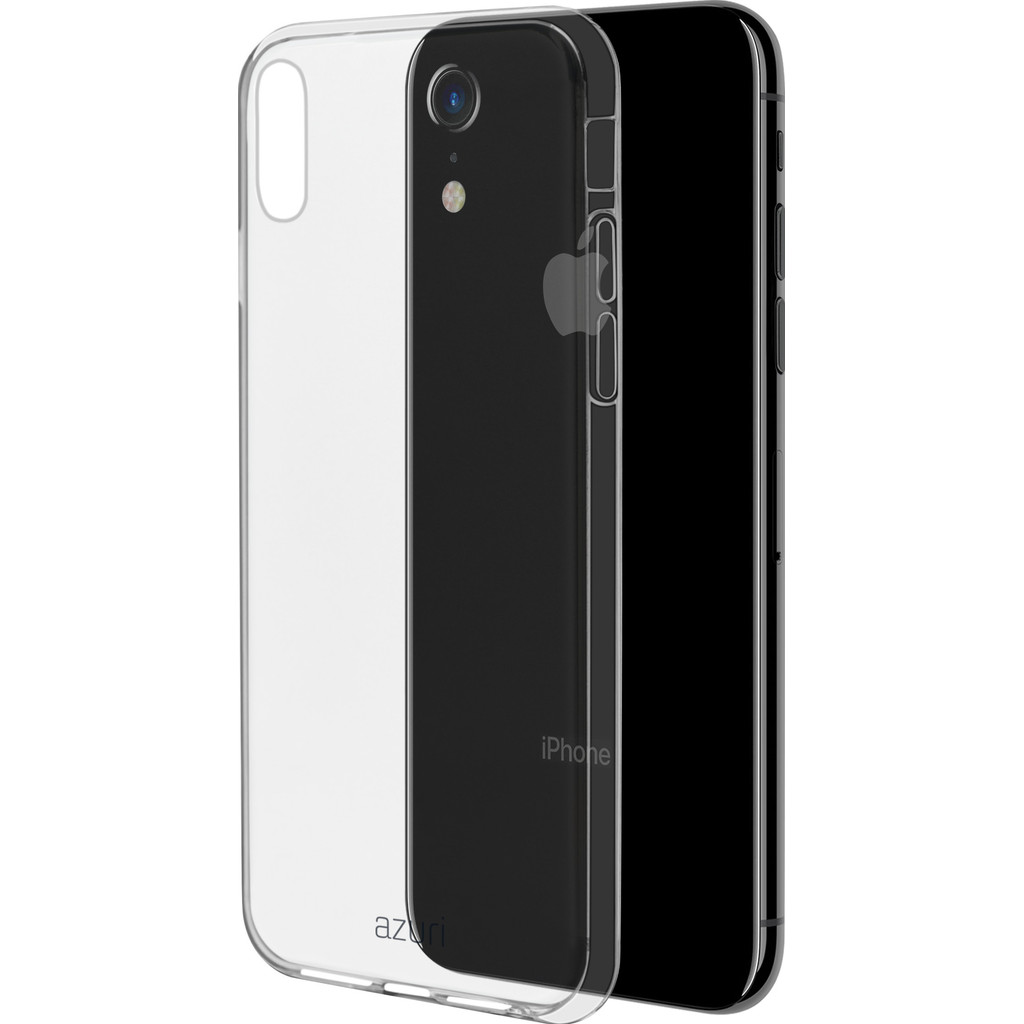 Azuri Coque arrière pour Apple iPhone Xr TPU Transparent
