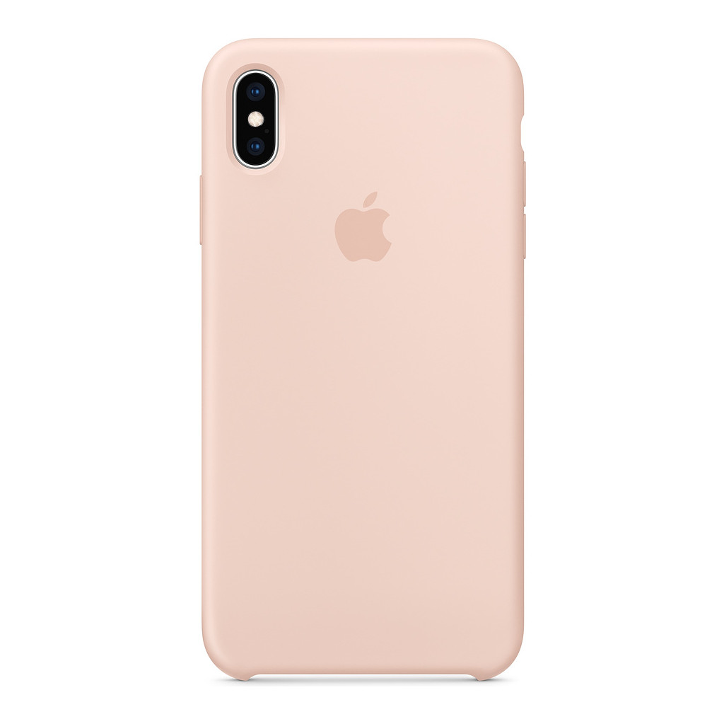 Apple iPhone Xs Max Coque en Silicone Rose des sables