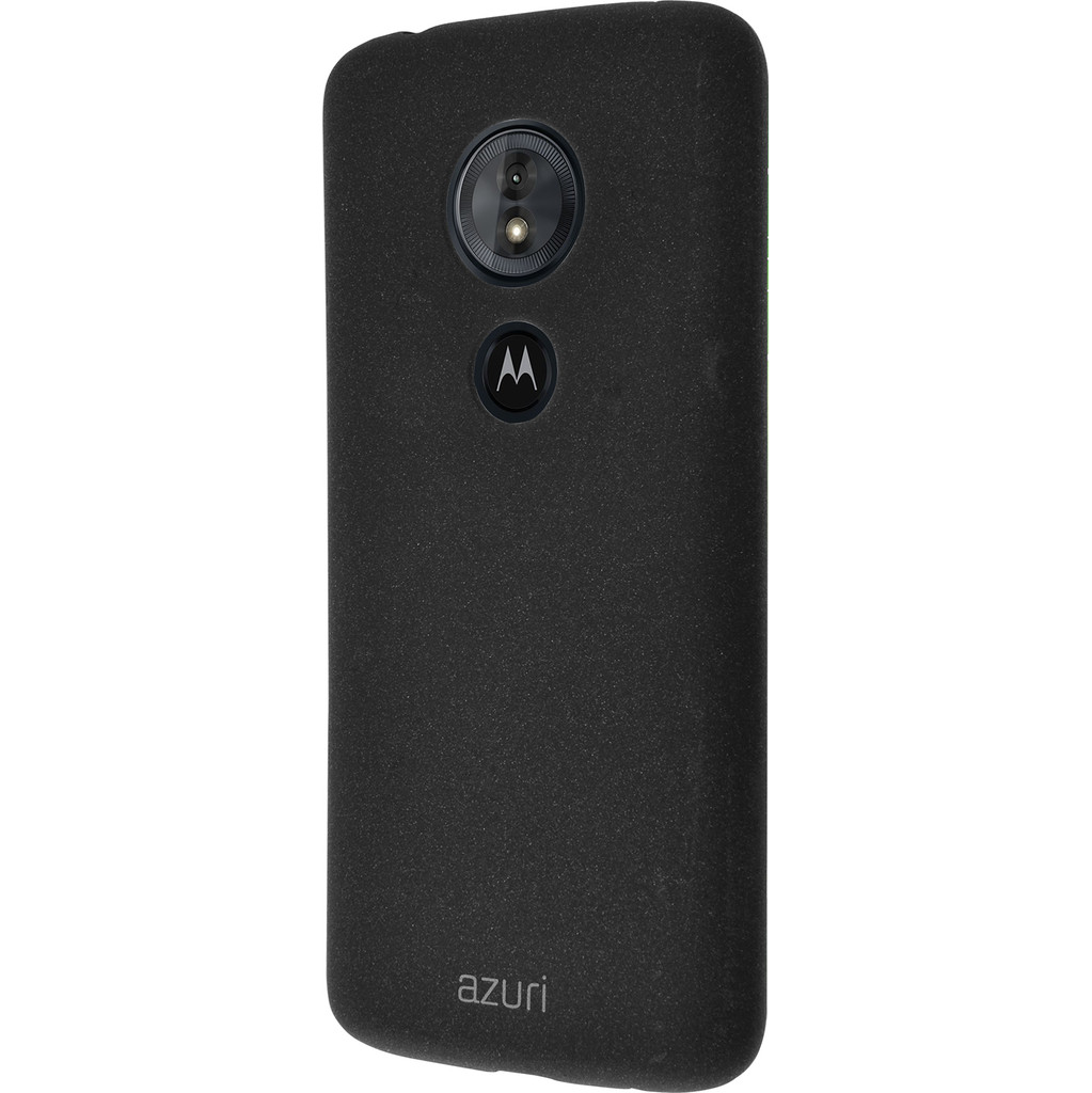 Azuri Flexible Sand Coque arrière Motorola Moto G6 Play Noir