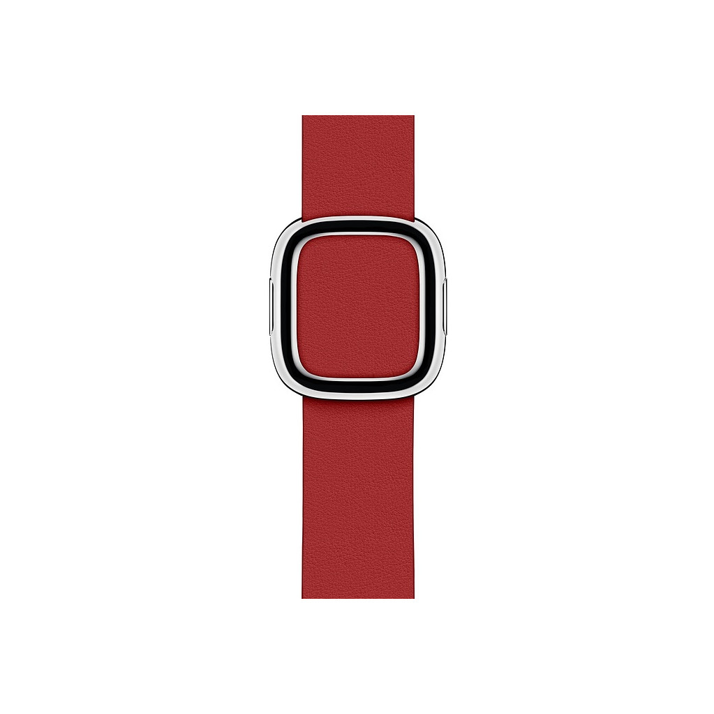 Apple Watch 40 mm Bracelet de Montre Moderne en Cuir RED - Medium