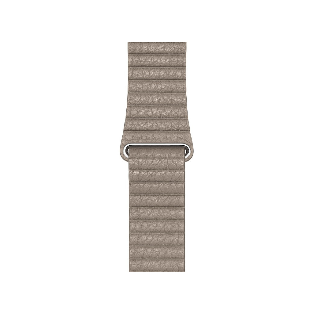 Apple Watch 44 mm Bracelet de Montre en Cuir Gris sable Medium