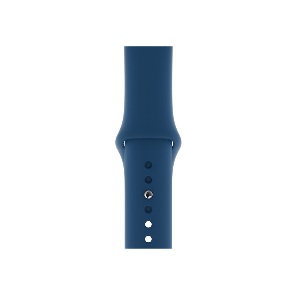 Apple Watch 44 mm Bracelet Sport en Silicone Bleu horizon
