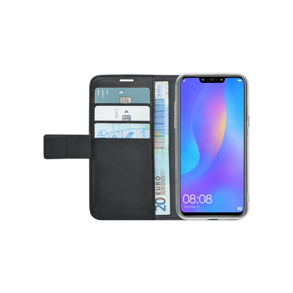 Azuri Wallet Bookcase Magnétique Huawei Mate 20 Lite Noir