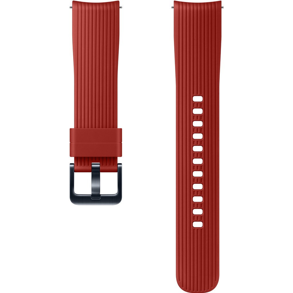 Samsung Bracelet en silicone pour Galaxy Watch 42 mm / Gear Sport Rouge