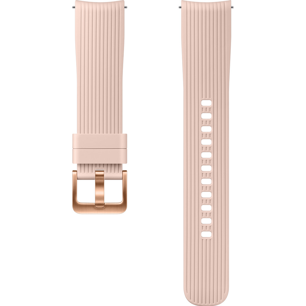 Samsung Bracelet en silicone pour Galaxy Watch 42 mm / Gear Sport Rose