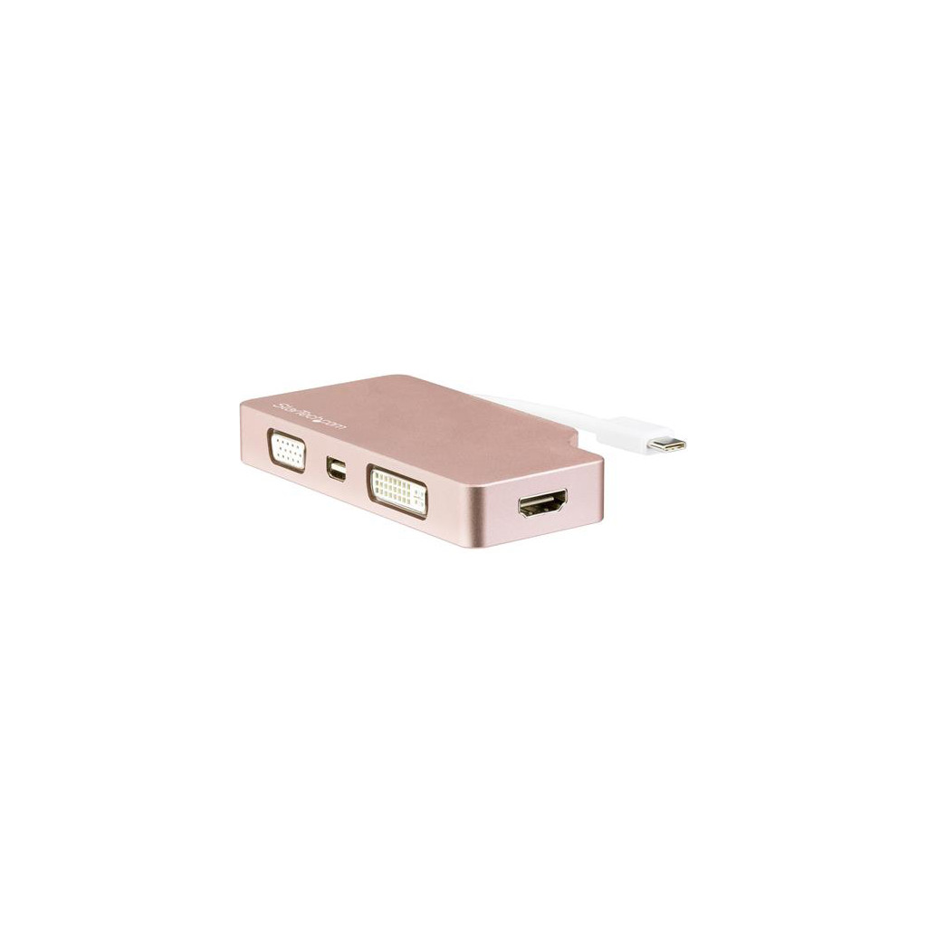 StarTech Convertisseur Vidéo 4-en-1 USB Type-C Or rose