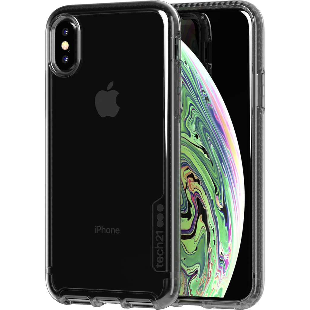 Tech21 Pure Carbon Coque Arrière pour Apple iPhone X/Xs Noir