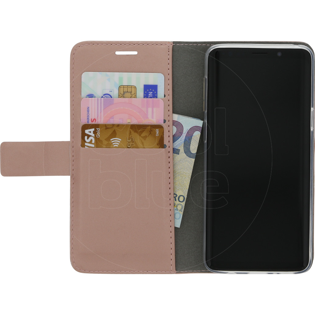 Azuri Samsung Galaxy S9 Étui Portefeuille Magnétique Rose