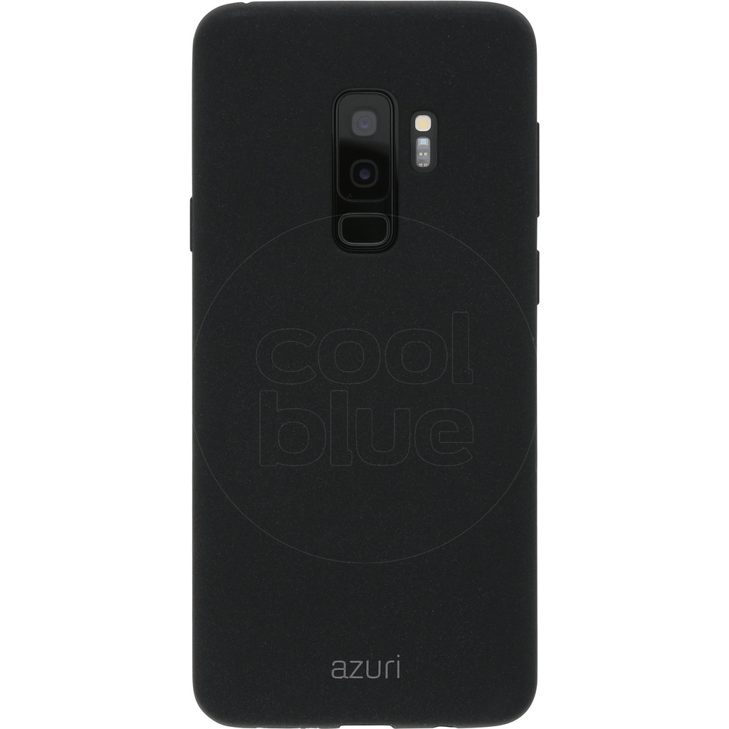 Azuri Flexible Sand Coque arrière Samsung Galaxy S9 Plus Noir