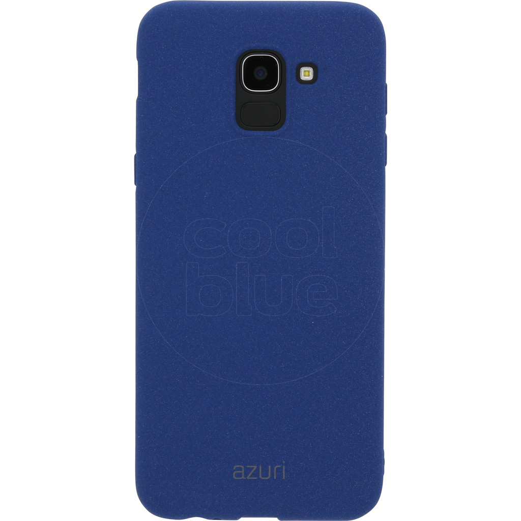 Azuri Flexible Sand Coque arrière Samsung Galaxy J6 (2018) Bleu