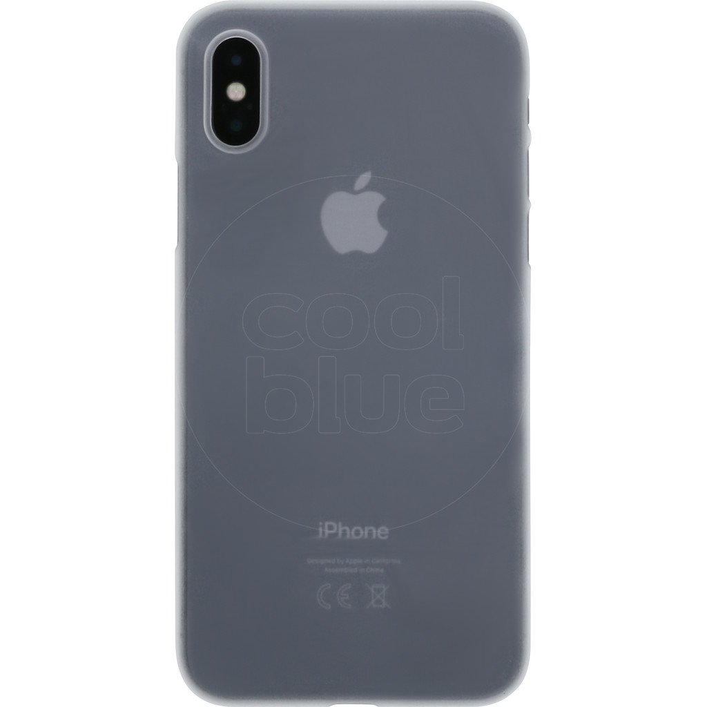 Azuri Ultra Thin Apple iPhone X Coque Arrière Blanc
