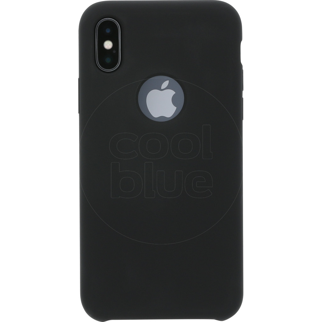 Azuri Rubber Apple iPhone X Coque arrière Noir
