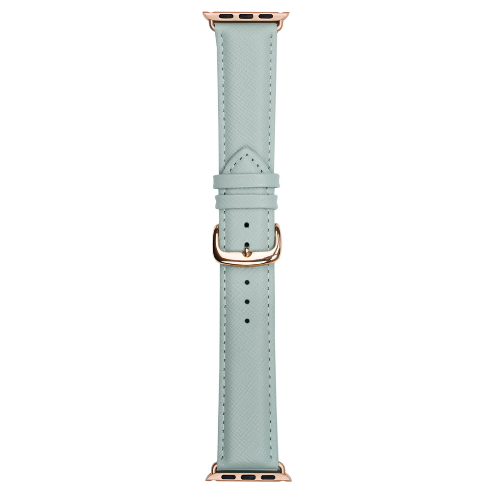 DBramante1928 Madrid Apple Watch 38 mm Bracelet de Montre en Cuir Menthe