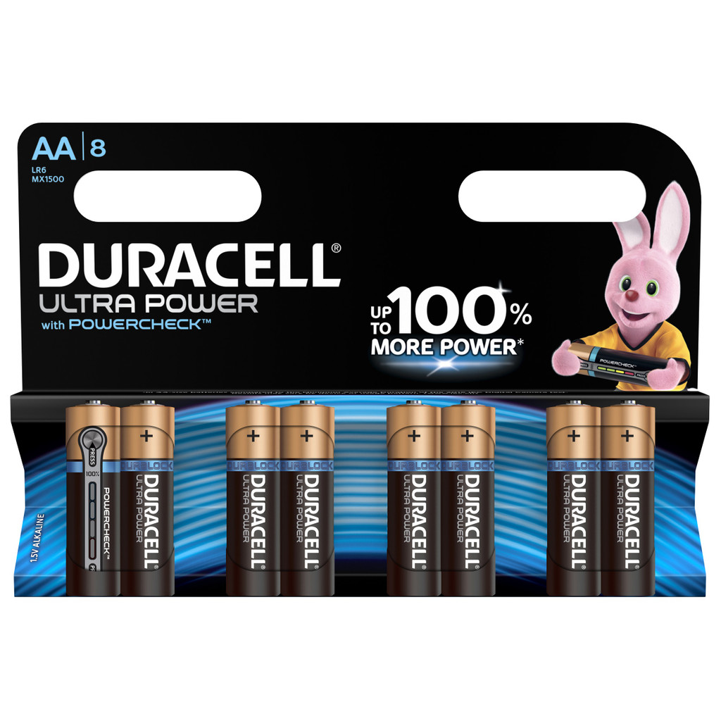 Duracell Ultra Power Piles alcalines 8 pièces
