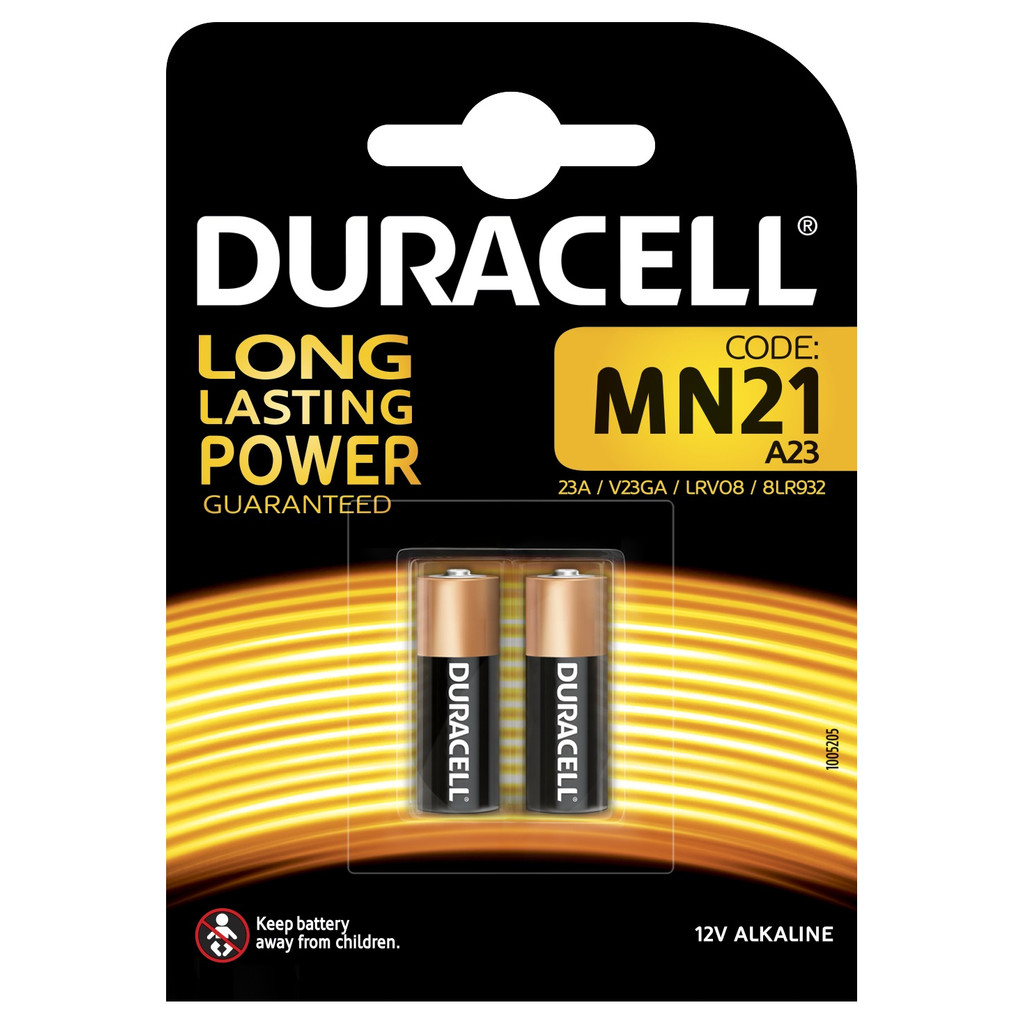 Duracell Specialty Pile alcaline MN21 12 V 2 pièces